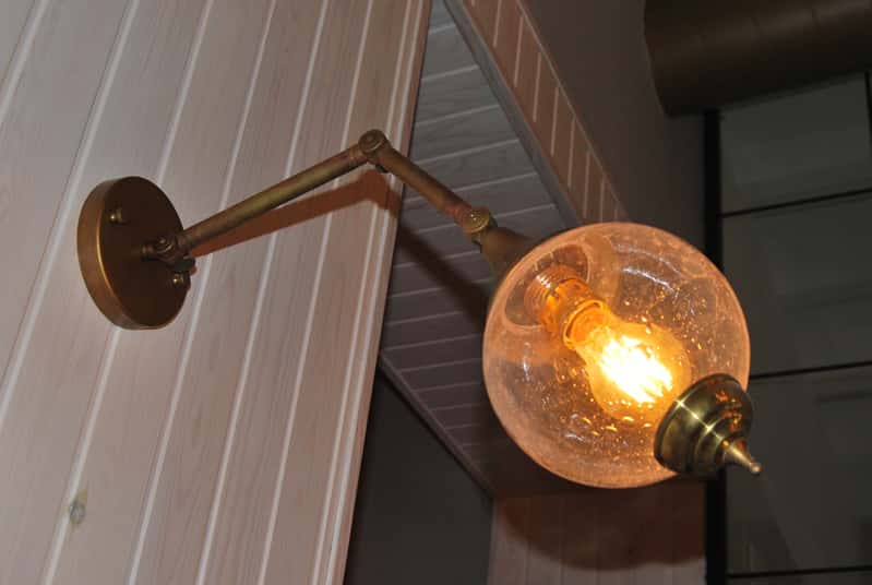 lampara pared luz vintage dajor