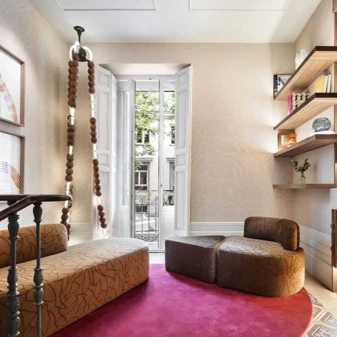 lamapra decorativa para el hotel one shot recoletos en madrid